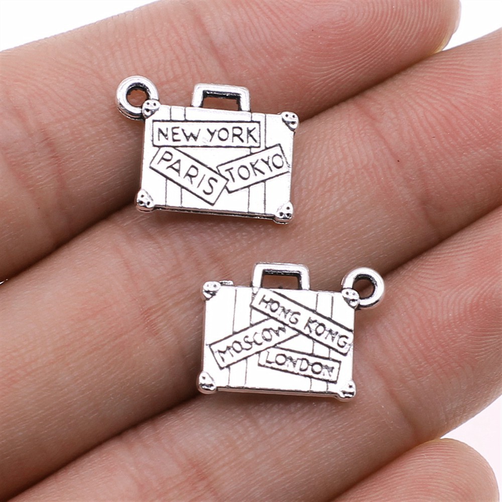 Jewelry Making Tokyo - 10Pcs/Lot13 * 17มม.โลหะ Charm Newyork ปารีสโตเกียว