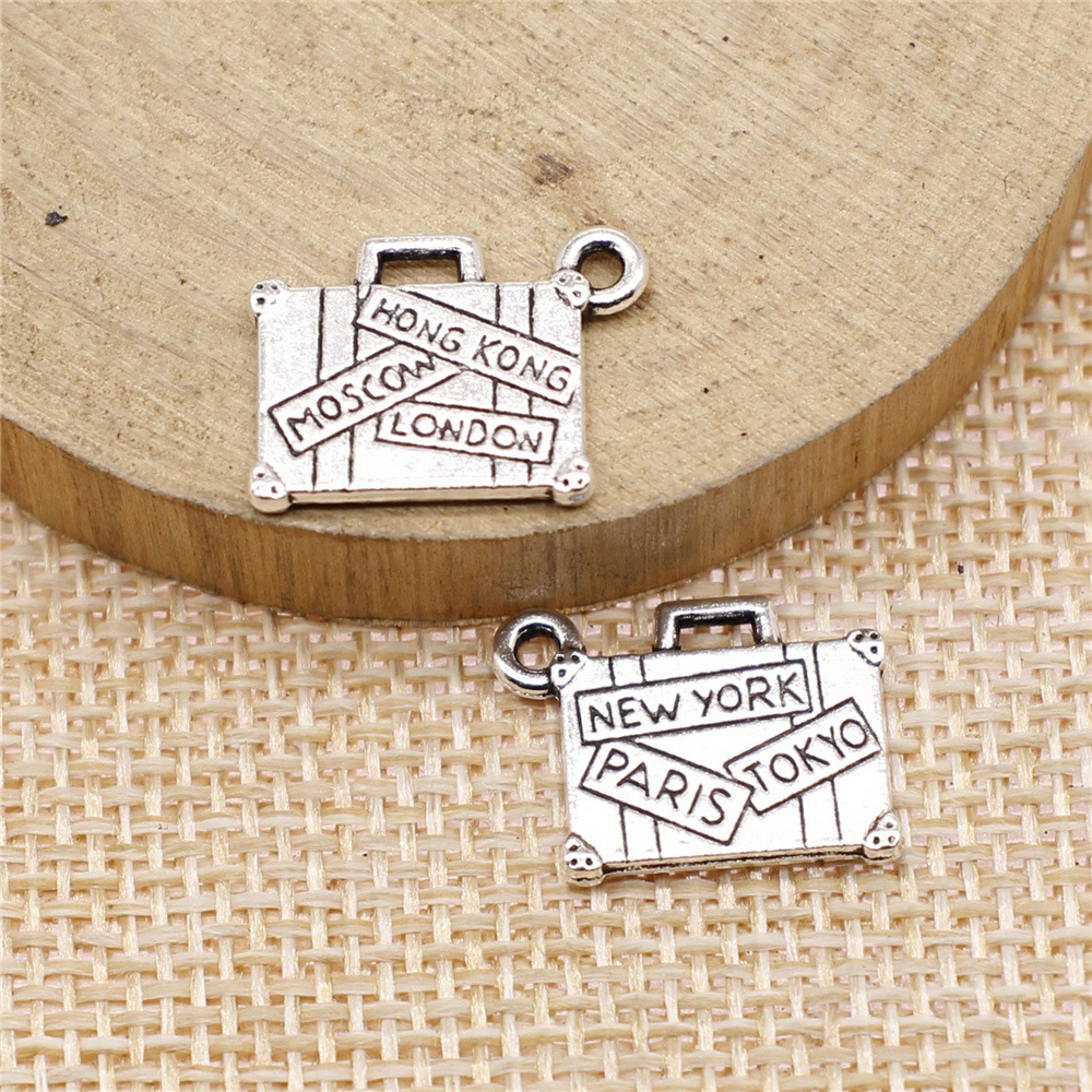 10Pcs/Lot13 * 17มม.โลหะ Charm  - Jewelry Making Tokyo บทวิจารณ์และราคา