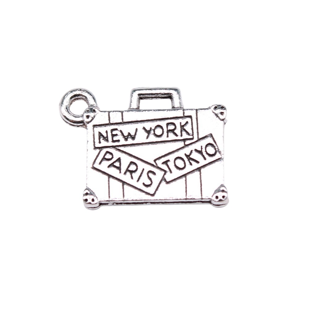10Pcs/Lot13 * 17มม.โลหะ Charm  - Jewelry Making Tokyo บทวิจารณ์และราคา