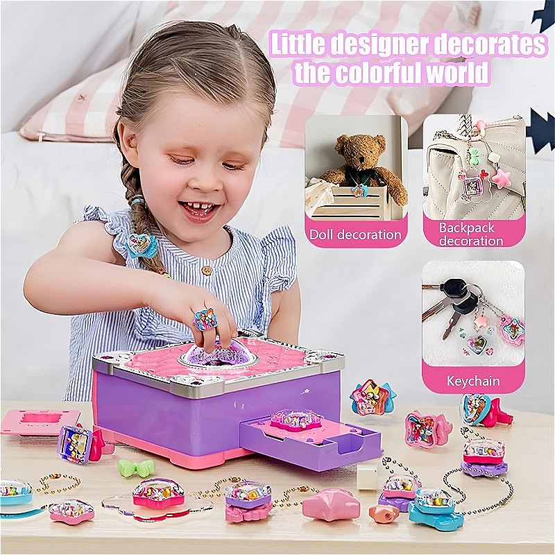 ชุดทำสติกเกอร์ 3 มิติ DIY เครื - Jewelry Making Kits For Girls บทวิจารณ์และราคา