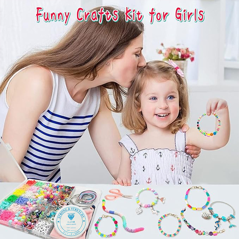 3400 ชิ้นลูกปัด Charms เครื่อง - Jewelry Making Kits For Girls บทวิจารณ์และราคา
