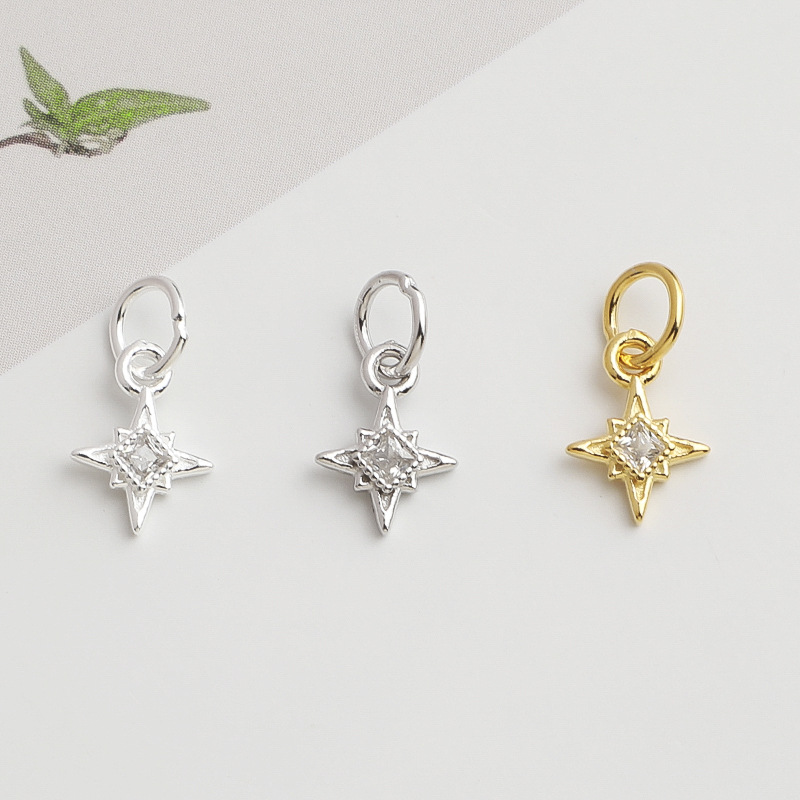 จี้รูปดาวเหนือเงินแท้ 925 ประด - Jewelry Making In La บทวิจารณ์และราคา