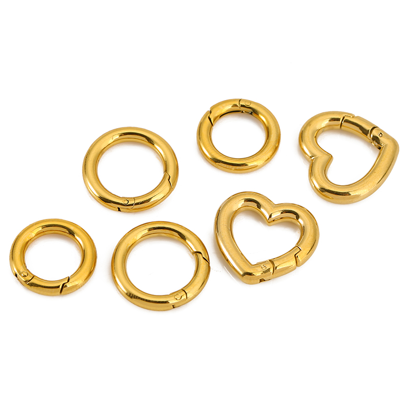 ตัวล็อกสแตนเลส 2 ชิ้น รูปหัวใจ - Jewelry Making Class บทวิจารณ์และราคา