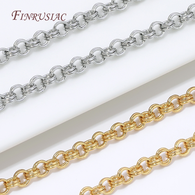 โซ่ลูกปัดรูปตัวโอ ทำจากทองเหลื - Chain Roll Cable บทวิจารณ์และราคา