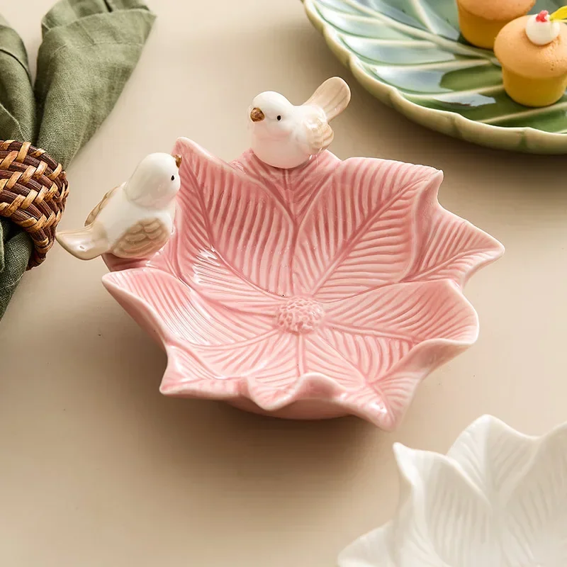 น่ารักนกถาดเซรามิคถาดเก็บเครื่ - Jewelry Making Desk บทวิจารณ์และราคา