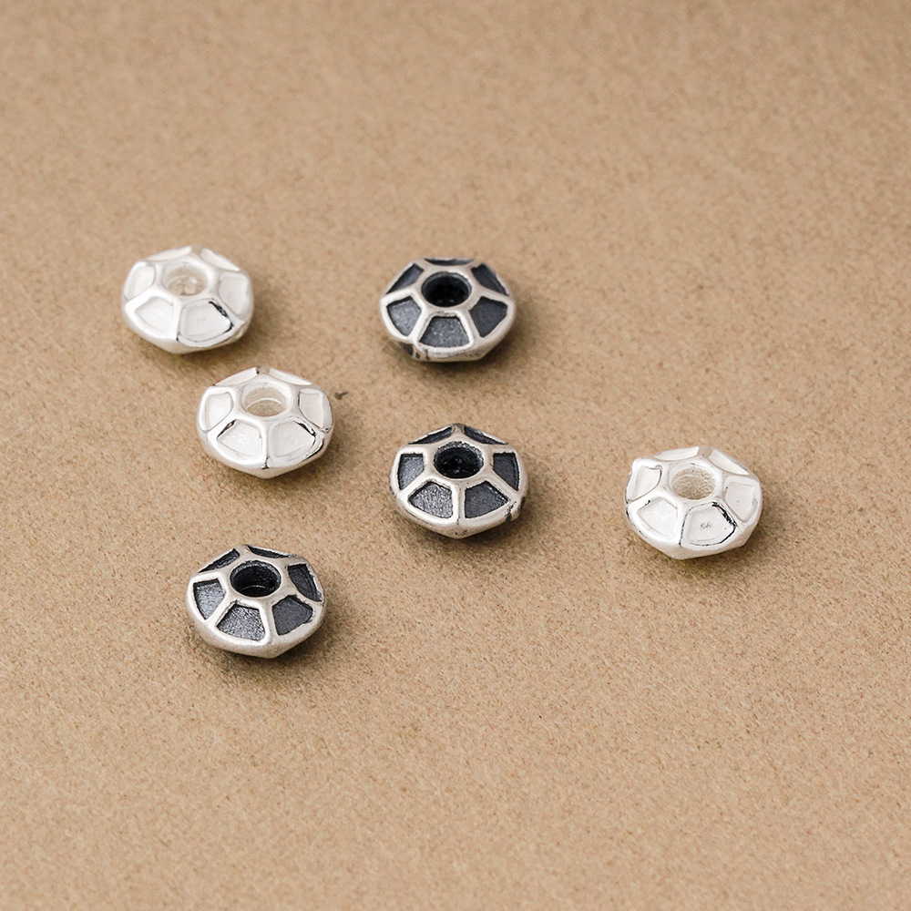 ลูกปัดเงิน 925 ทรงหกเหลี่ยมแบบ - Jewelry Making In La บทวิจารณ์และราคา