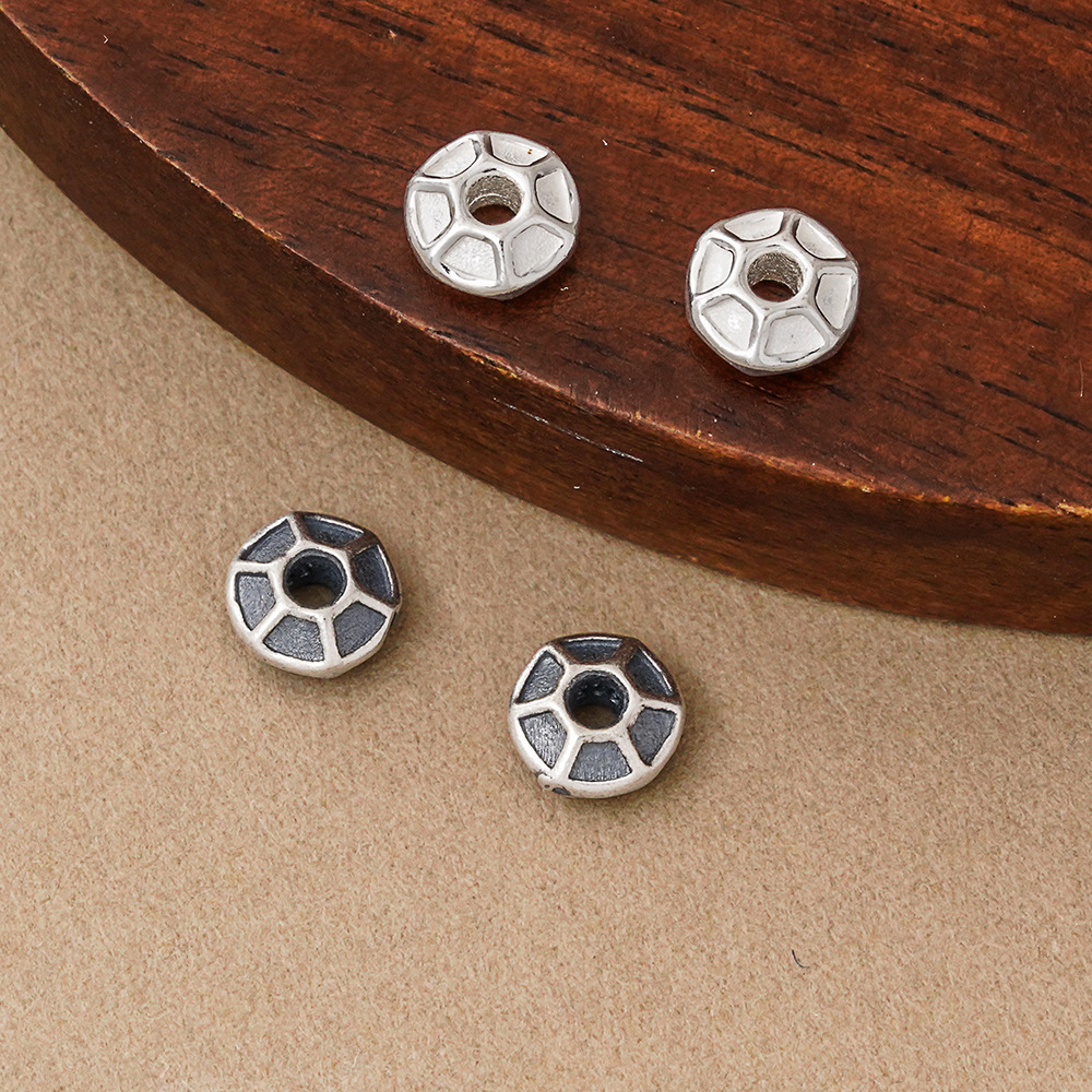 ลูกปัดเงิน 925 ทรงหกเหลี่ยมแบบ - Jewelry Making In La บทวิจารณ์และราคา