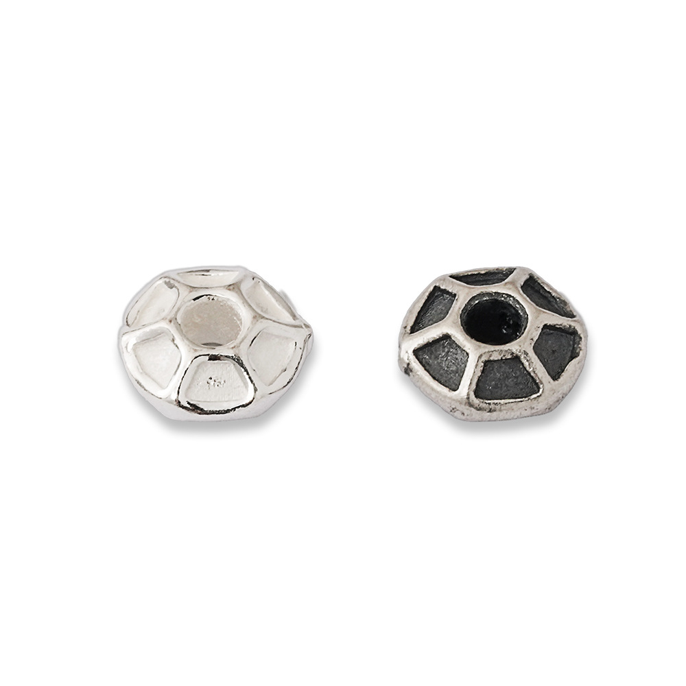 ลูกปัดเงิน 925 ทรงหกเหลี่ยมแบบ - Jewelry Making In La บทวิจารณ์และราคา