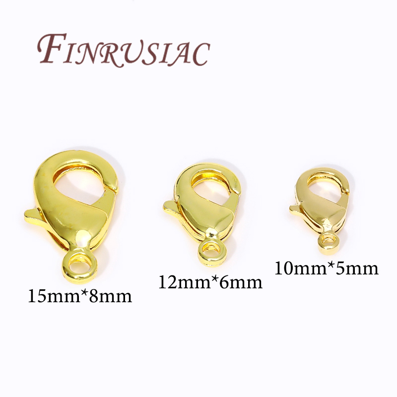 ตัวล็อกแบบก้ามปูชุบทอง 18K สำห - Jewelry Making Pins บทวิจารณ์และราคา