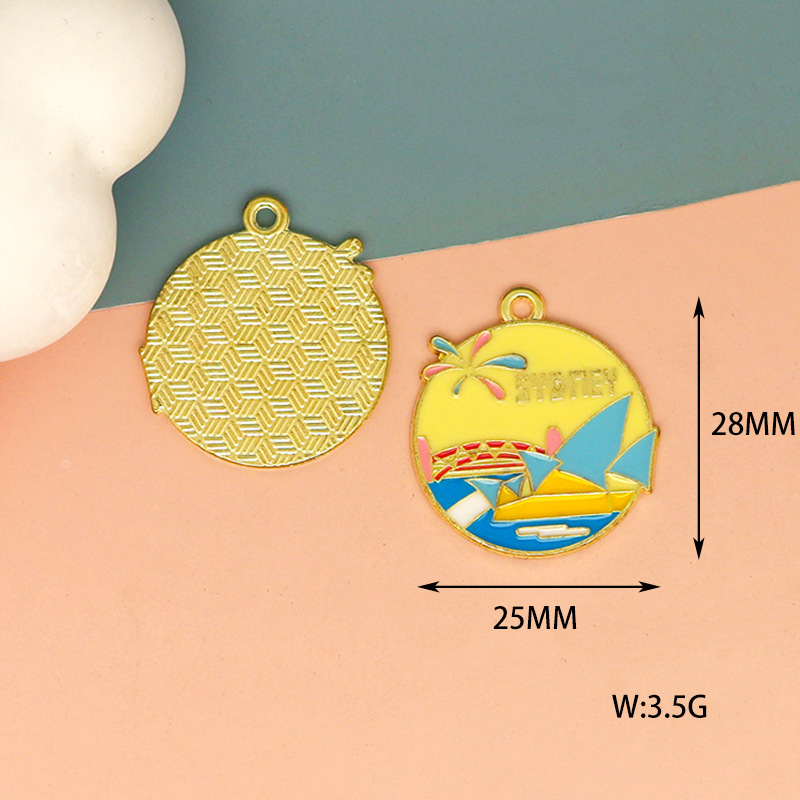 จี้เคลือบสีสันสดใส 10 ชิ้น รูป - Jewelry Making Tokyo บทวิจารณ์และราคา