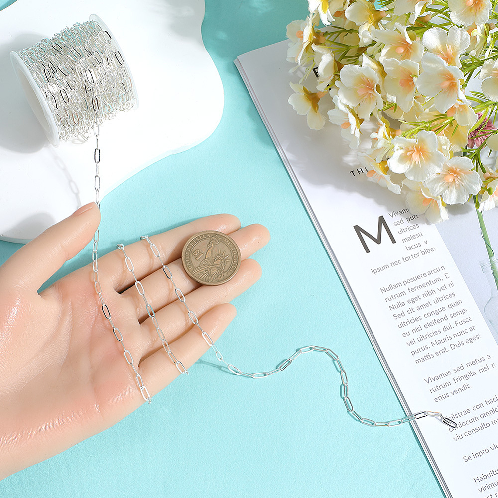 โซ่คลิปหนีบกระดาษสีเงินยาว 32. - Chain Roll Cable บทวิจารณ์และราคา