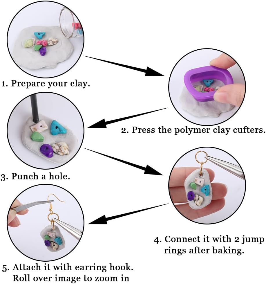 Polymer Clay ต่างหูทําชุดรวม 1 - Jewelry Making Kits For Girls บทวิจารณ์และราคา