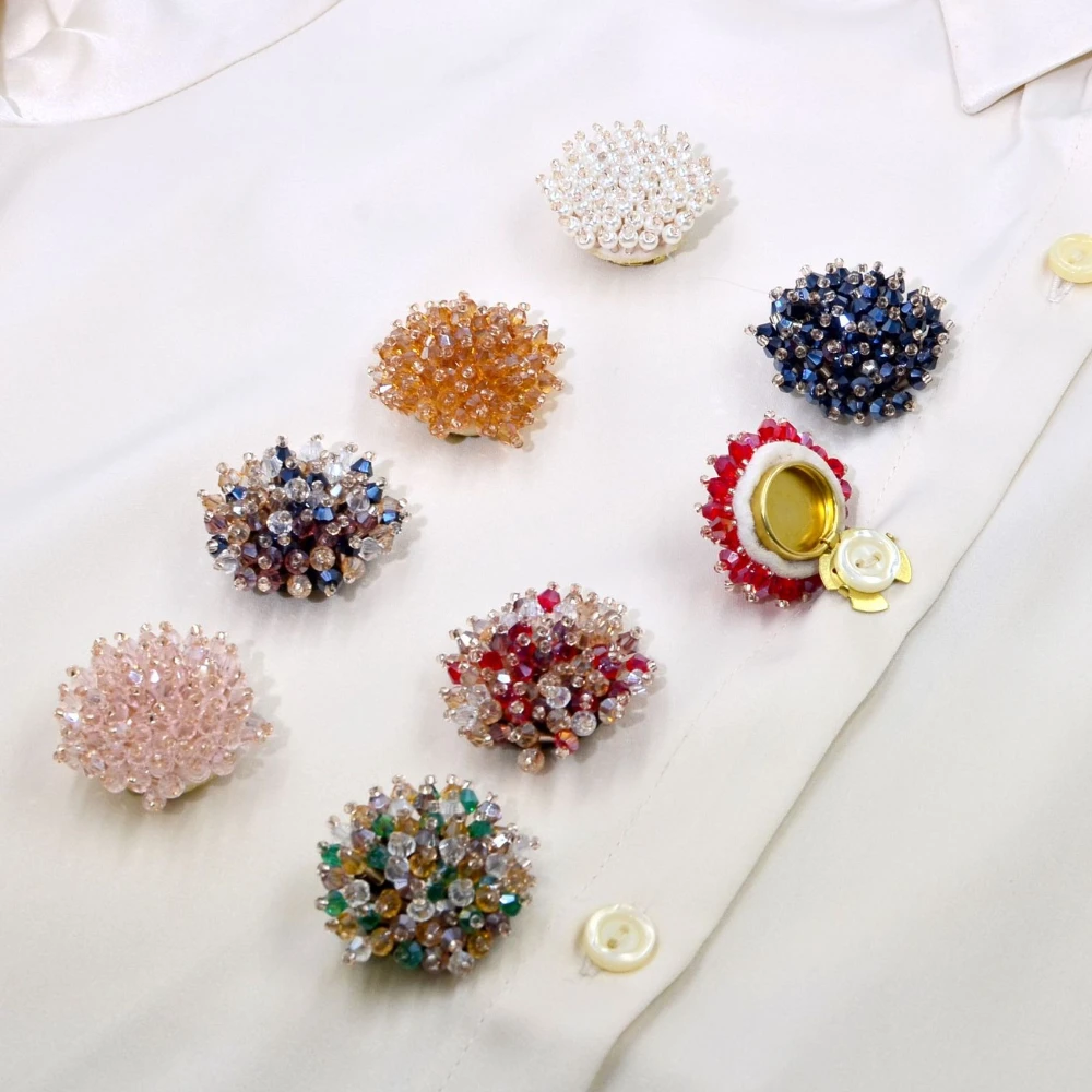 ตัวครอบกระดุมแบบหรูหรา 2 ชิ้น  - Jewelry Making Adults บทวิจารณ์และราคา