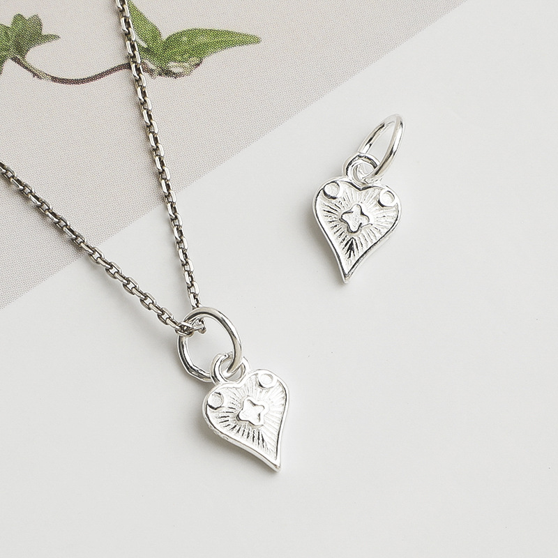 จี้รูปหัวใจเงินแท้ 925 สไตล์วิ - Jewelry Making In La บทวิจารณ์และราคา
