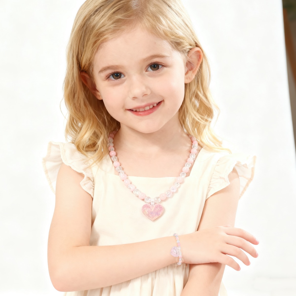 ชุดเครื่องประดับลูกปัดรูปหัวใจ - Jewelry Making Kits For Girls บทวิจารณ์และราคา