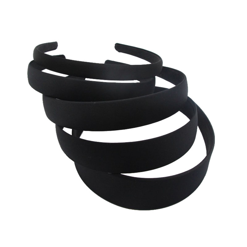 4pcs สีดําเรียบง่ายกว้างผม 1.5 - Jewelry Making Adults บทวิจารณ์และราคา