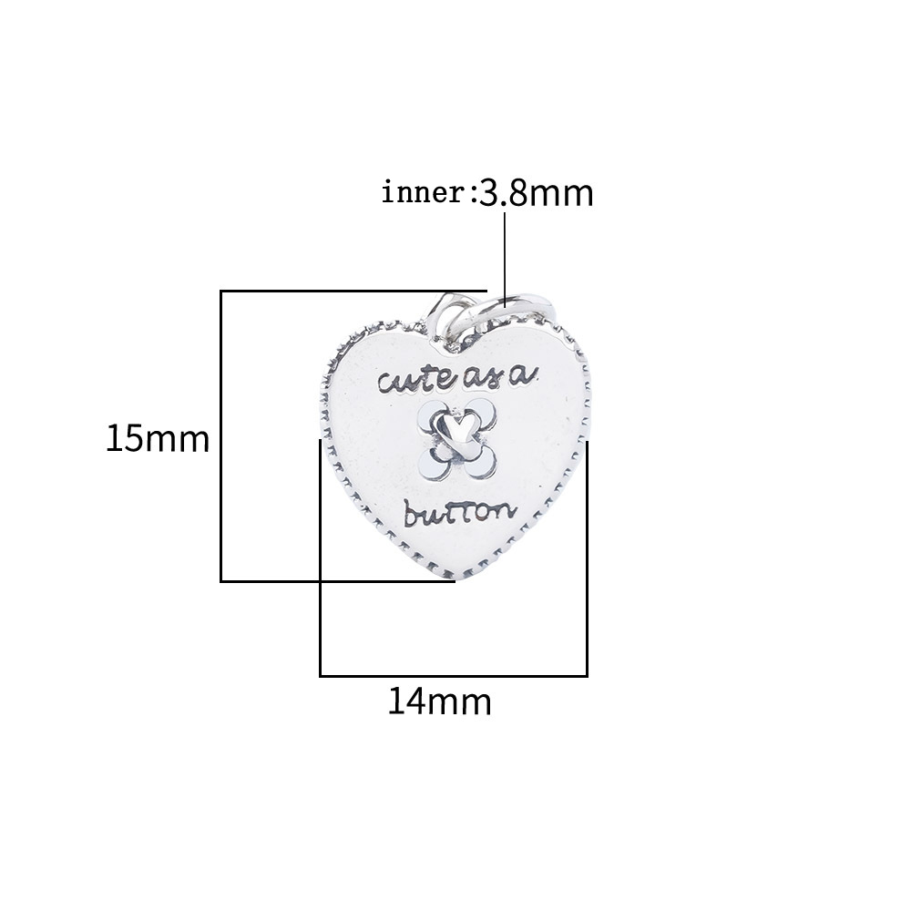 จี้รูปหัวใจเงินแท้ 925 สำหรับส - Jewelry Making In La บทวิจารณ์และราคา