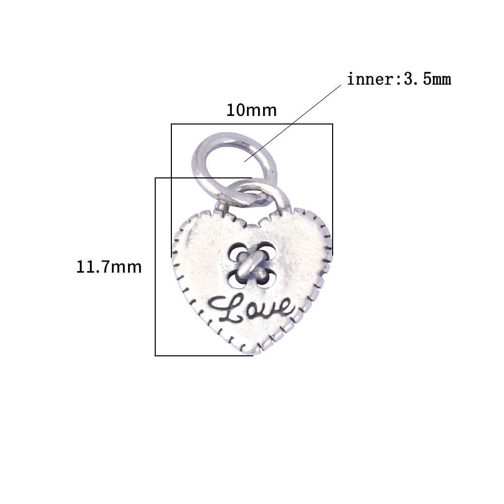 จี้รูปหัวใจเงินแท้ 925 สำหรับส - Jewelry Making In La บทวิจารณ์และราคา