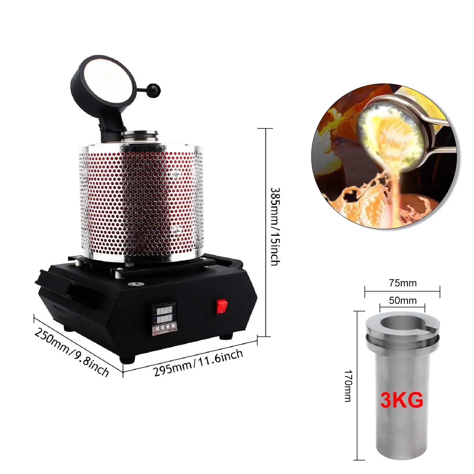 เตาหลอมโลหะมีค่าแบบดิจิตอล ควา - Jewelry Making Machine บทวิจารณ์และราคา