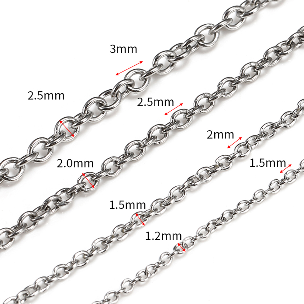 10 เมตร/ม้วนสแตนเลส O Shape Li - Chain Roll Cable บทวิจารณ์และราคา