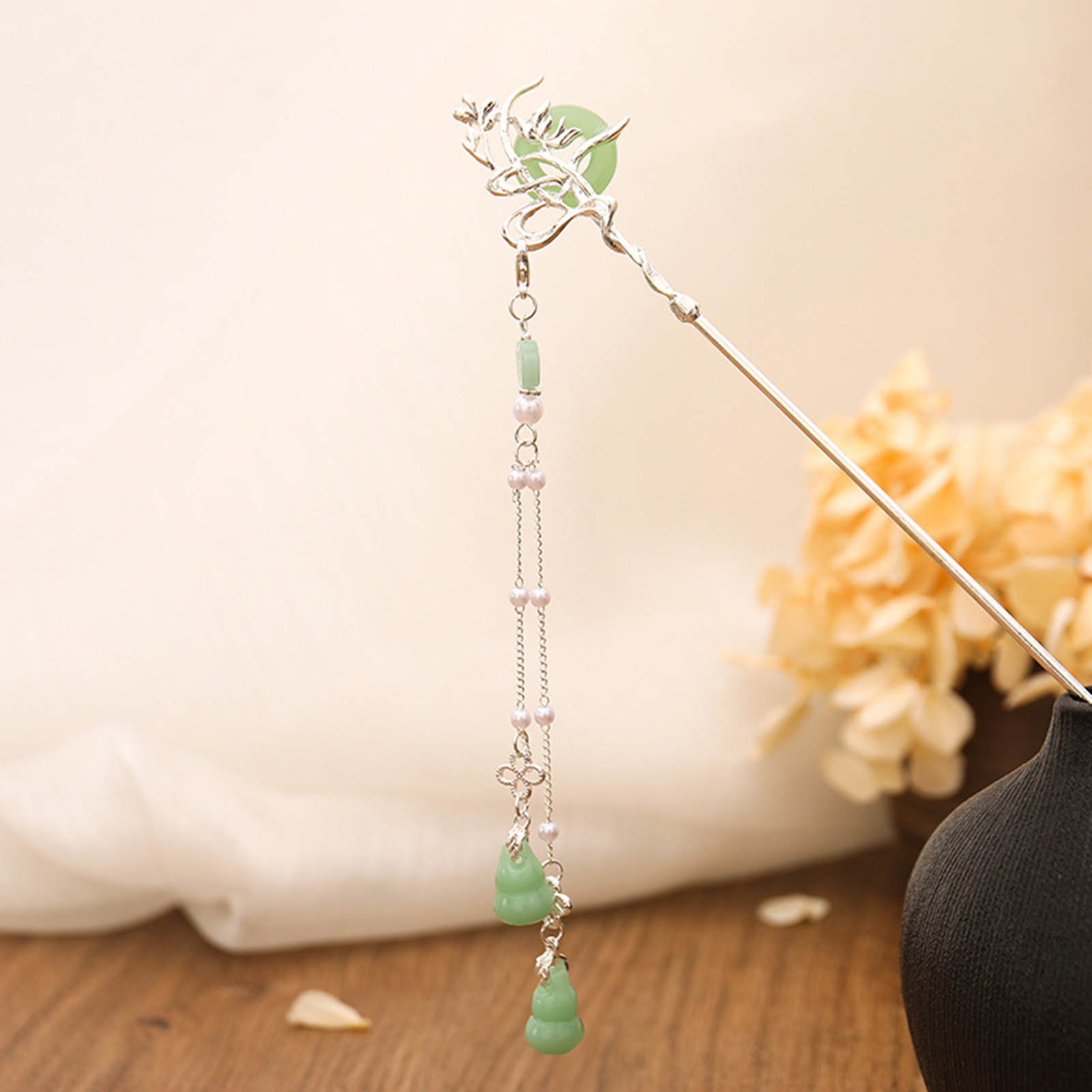 สไตล์จีนแก้วสําหรับผู้หญิงEleg - Jewelry Making Adults บทวิจารณ์และราคา