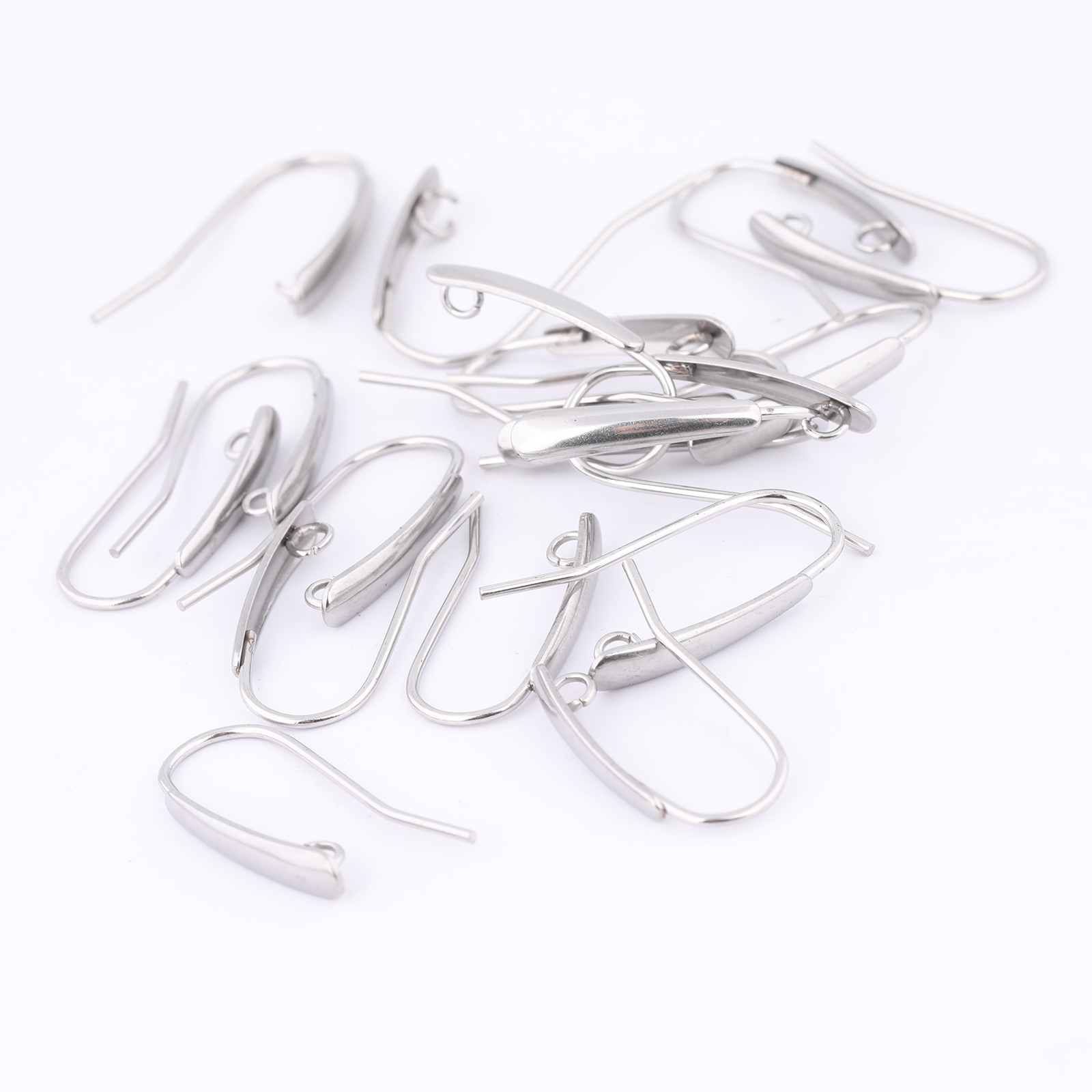 40pcs สแตนเลสสตีลตะขอต่างหูผลก - Jewelry Making Class บทวิจารณ์และราคา