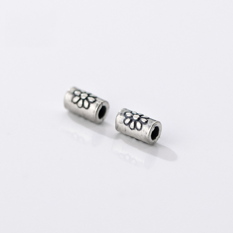 ลูกปัดเงินแท้ 925 รูปทรงกระบอก - Jewelry Making In La บทวิจารณ์และราคา