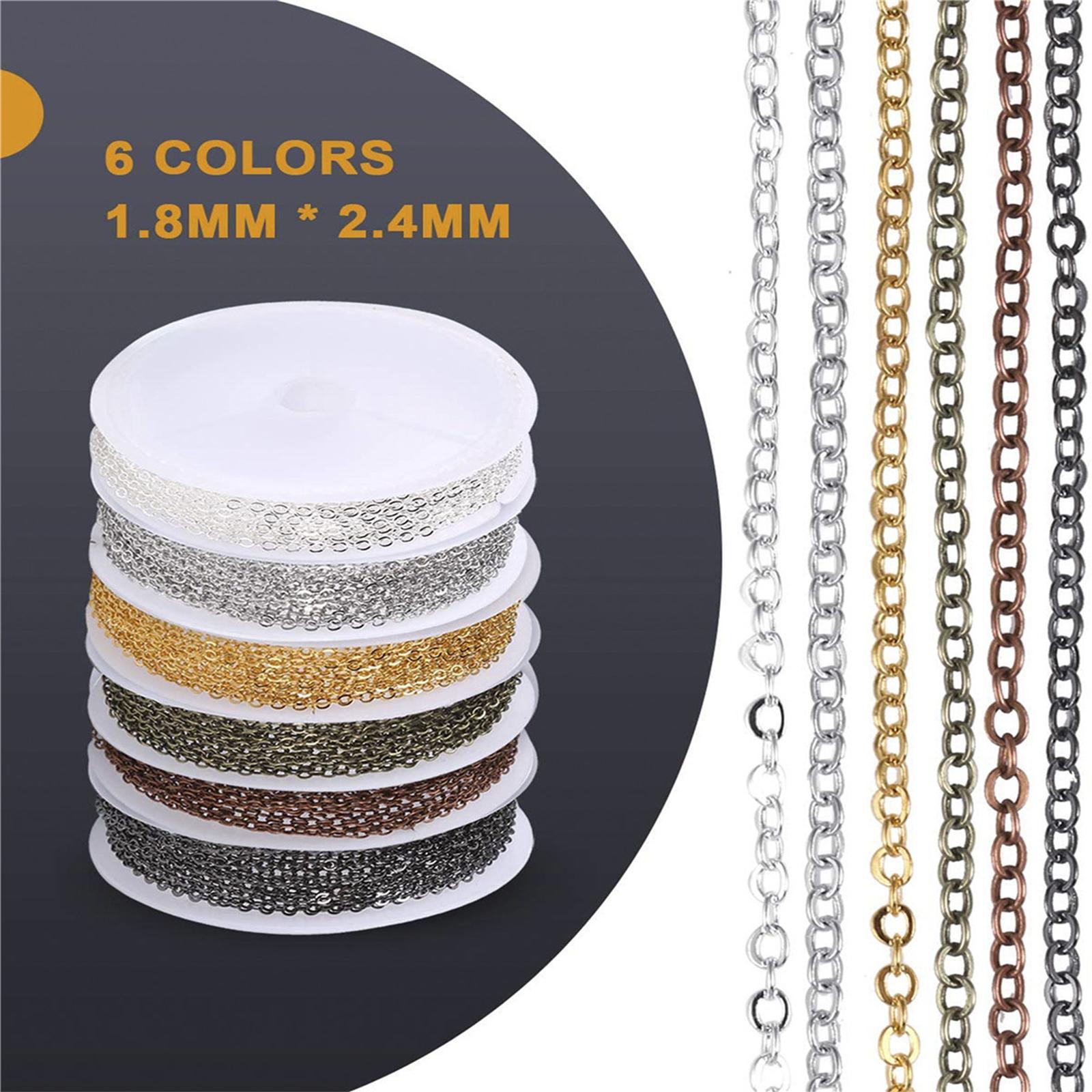 ชุดอุปกรณ์ทำสร้อยคอ DIY ประกอบ - Chain Roll Cable บทวิจารณ์และราคา
